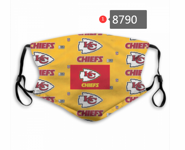 2020 Kansas City Chiefs #12 Dust mask with filter